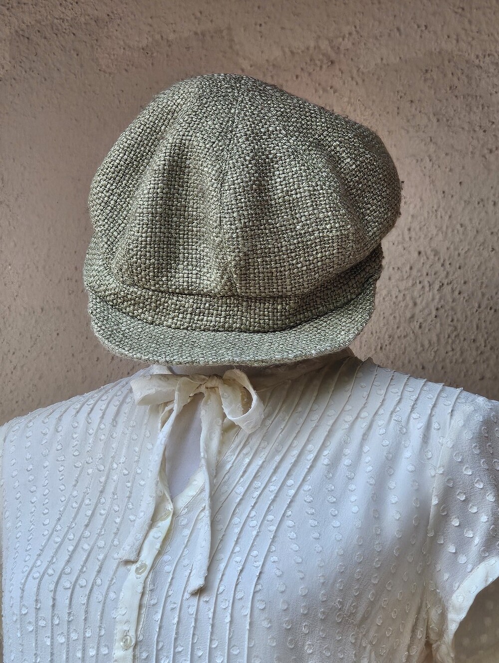 Paper Boy Green Tweed Hat